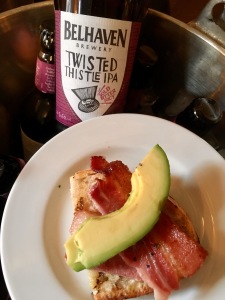 avocado-bacon-with-belhaven-twisted-thistle